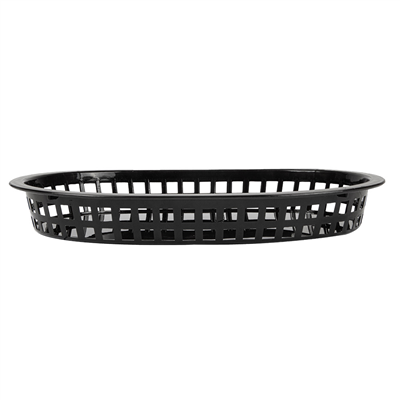 CORBEILLES ALLONGÉES  28x17,5x4 CM NOIR PP (12 UNITÉ) – Image 2