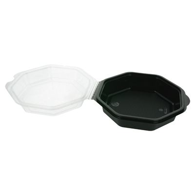 RÉCIPIENTS 443 ML 16x16x6 CM NOIR PS (405 UNITÉ) – Image 4