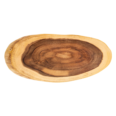 PLATEAUX PRÉSENTATION OVALES  50,8x20,3x1,9 CM NATUREL BOIS (6 UNITÉ) – Image 3