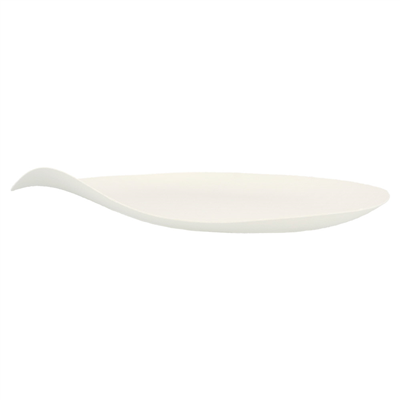 ASSIETTES MARU L 'BIONIC'  Ø 23x3,4 CM BLANC BAGASSE (100 UNITÉ) – Image 2