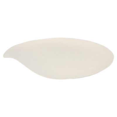 ASSIETTES MARU M 'BIONIC'  Ø 16,5x2,4 CM BLANC BAGASSE (200 UNITÉ)