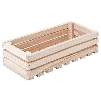 BOÎTE PRÉSENTATION BUFFET  21,6x10,2x6 CM NATUREL BOIS (1 UNITÉ) – Image 2