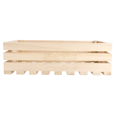 BOÎTE PRÉSENTATION BUFFET  20,3x15,2x6 CM NATUREL BOIS (1 UNITÉ) – Image 2