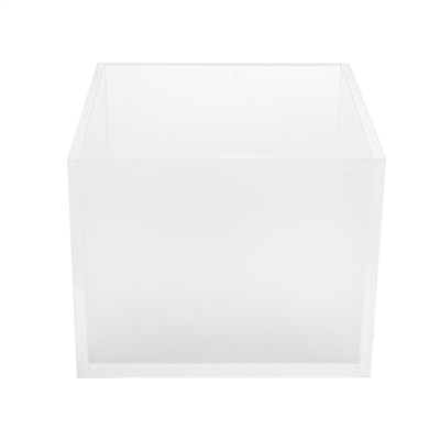 PORTE PAILLES  12,5x12,5x10 CM TRANSPARENT METACRYLATE (12 UNITÉ) – Image 2