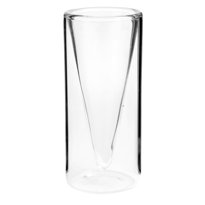 VERRES DOUBLE PAROI 40 ML  Ø 4x9 CM TRANSPARENT VERRE BOROSILICATE (12 UNITÉ)