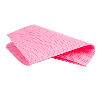 25 U. LAVETTES "SUPER PERFOKLEEN"  80 G/M2 36x42,5 CM ROUGE VISCOSE (1 UNITÉ)