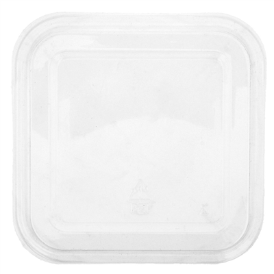 COUVERCLE POUR CODE 212.84 'BIONIC'  10x10x2 CM TRANSPARENT PET (1000 UNITÉ) – Image 3
