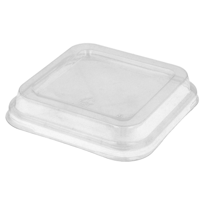 COUVERCLE POUR CODE 212.84 'BIONIC'  10x10x2 CM TRANSPARENT PET (1000 UNITÉ)