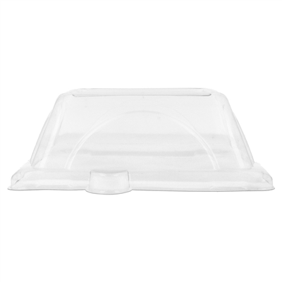 COUVERCLES POUR RÉFÉRENCE 215.90 'BIONIC'  16,4x16,4x4 CM TRANSPARENT PET (500 UNITÉ) – Image 2