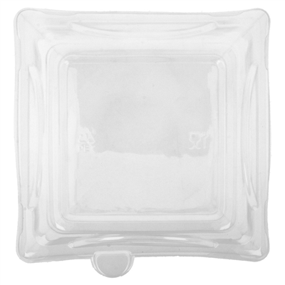 COUVERCLES POUR RÉFÉRENCE 215.90 'BIONIC'  16,4x16,4x4 CM TRANSPARENT PET (500 UNITÉ) – Image 3