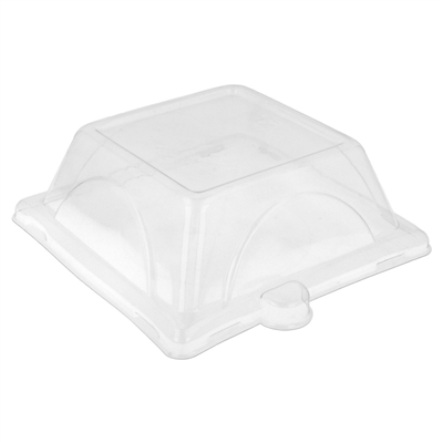 COUVERCLES POUR RÉFÉRENCE 215.90 'BIONIC'  16,4x16,4x4 CM TRANSPARENT PET (500 UNITÉ)