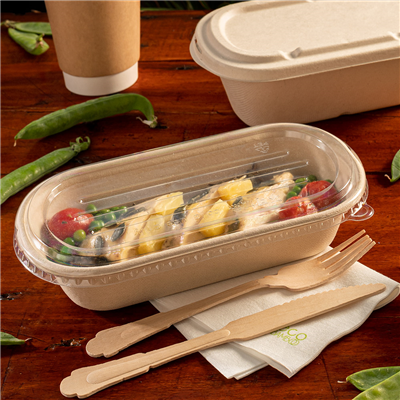 COUVERCLES LUNCH BOX 216.01/02/03/04 'BIONIC'  23,6x13,5x1,4 CM TRANSPARENT PET (500 UNITÉ) – Image 4