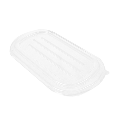 COUVERCLES LUNCH BOX 216.01/02/03/04 'BIONIC'  23,6x13,5x1,4 CM TRANSPARENT PET (500 UNITÉ)