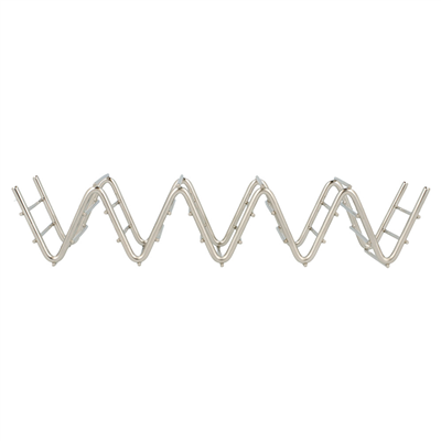 RACK POUR 4/5 TACOS 'ARTINOX'  19,7x6,4x3,8 CM ARGENTE INOX (1 UNITÉ) – Image 2