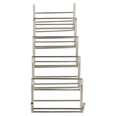 RACK POUR 4/5 TACOS 'ARTINOX'  19,7x6,4x3,8 CM ARGENTE INOX (1 UNITÉ) – Image 3