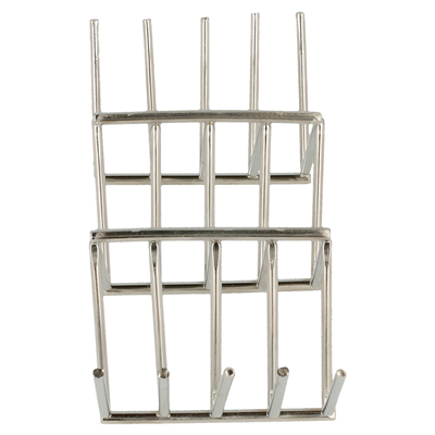 RACK MINI TACOS 'ARTINOX'  11,8x5,1x3,7 CM ARGENTE INOX (1 UNITÉ) – Image 3