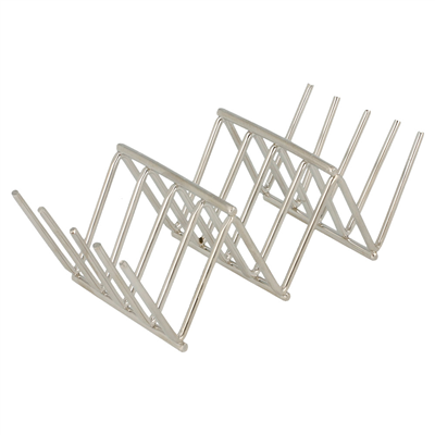 RACK MINI TACOS 'ARTINOX'  11,8x5,1x3,7 CM ARGENTE INOX (1 UNITÉ)