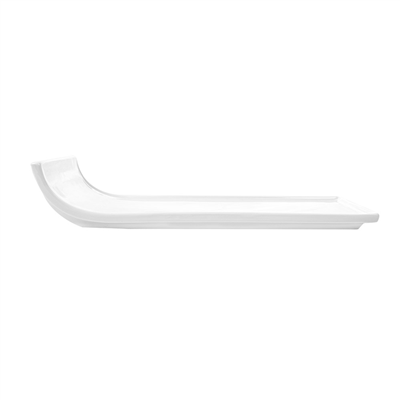 ASSIETTES RECTANGULAIRES  30,5x10x6 CM BLANC PORCELAINE (4 UNITÉ) – Image 2
