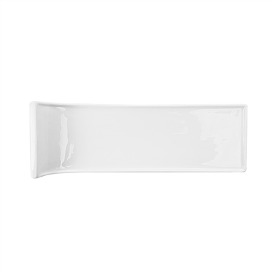 ASSIETTES RECTANGULAIRES  30,5x10x6 CM BLANC PORCELAINE (4 UNITÉ) – Image 3