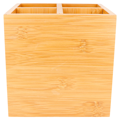 DISPLAY POUR COUVERTS  15x15x15 CM NATUREL BAMBOU (1 UNITÉ) – Image 2