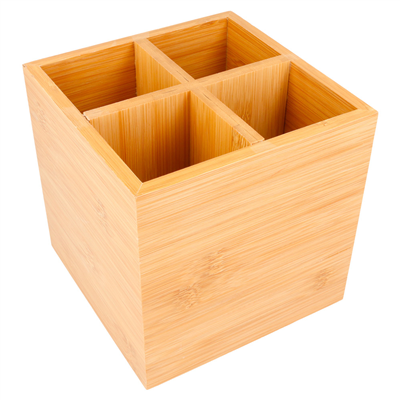 DISPLAY POUR COUVERTS  15x15x15 CM NATUREL BAMBOU (1 UNITÉ)