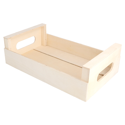 MINI BOÎTES  25x15x7,5 CM NATUREL BOIS (20 UNITÉ)