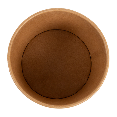 POTS 'FEEL GREEN' 500 ML 280 + 18 PE G/M2 Ø11x8,2 CM MARRON KRAFT (500 UNITÉ) – Image 3