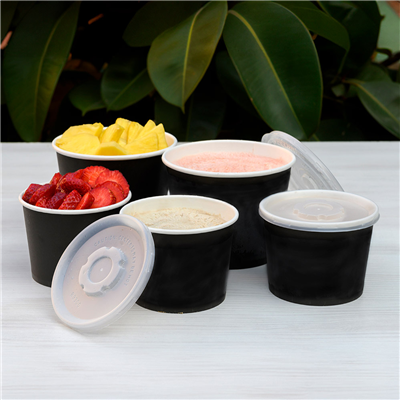 POTS 1000 ML 300 + 18 PE G/M2 Ø13,5x10,4 CM NOIR CARTON (500 UNITÉ) – Image 4