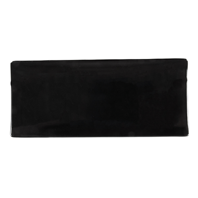 ASSIETTES SUSHI 'ASAMI WARE'  23,5x10,3x2,3 CM NOIR MÉLAMINE (18 UNITÉ) – Image 3