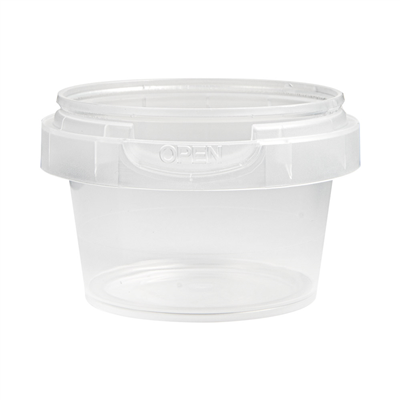 RÉCIPIENTS INVIOLABLES 30 ML Ø 4,8x3,1 CM TRANSPARENT PP (3840 UNITÉ) – Image 2