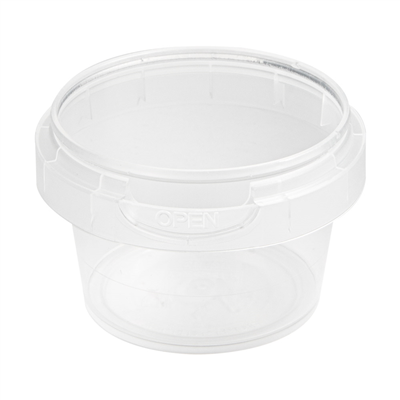 RÉCIPIENTS INVIOLABLES 30 ML Ø 4,8x3,1 CM TRANSPARENT PP (3840 UNITÉ)