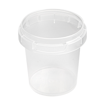 RÉCIPIENTS INVIOLABLES 50 ML Ø 4,8x5 CM TRANSPARENT PP (2688 UNITÉ)