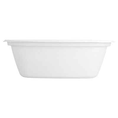 PLATEAUX 'BIONIC' 1800 ML 23,1x18,2x7,7 CM BLANC BAGASSE (300 UNITÉ) – Image 2