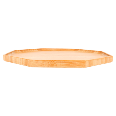 PLATEAU OCTOGONAL  28x28x1,7 CM BAMBOU (1 UNITÉ) – Image 3