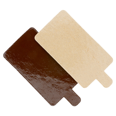 CARTONS PÂTISSERIE DEUX FACES  1100 G/M2 5,5x9,5 CM CHOCOLAT/PRALINÉ CARTON (200 UNITÉ)