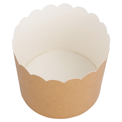 MUFFIN CUPS  160 + 15 PE G/M2 Ø 6x5,5 CM MARRON CARTON (100 UNITÉ) – Image 3