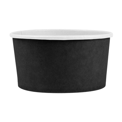 SALADIERS 1000 ML - 33,3 oz 300 + 18 PE G/M2 Ø15/12,8x6 CM NOIR CARTON (300 UNITÉ) – Image 2