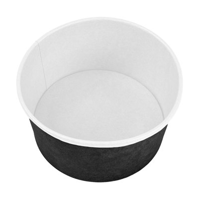 SALADIERS 1000 ML - 33,3 oz 300 + 18 PE G/M2 Ø15/12,8x6 CM NOIR CARTON (300 UNITÉ) – Image 3