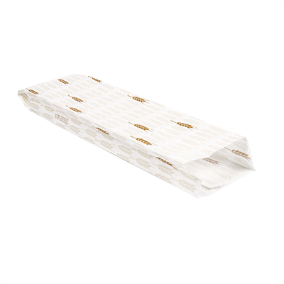 SACHETS BOULANGERIE 'CERES' 33 G/M2 9+3,5x35 CM BLANC CELLULOSE (250 UNITÉ) – Image 2
