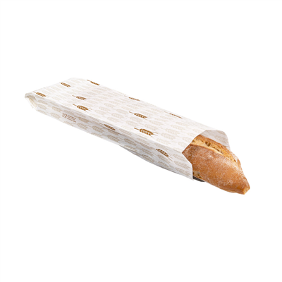SACHETS BOULANGERIE 'CERES' 33 G/M2 9+3,5x35 CM BLANC CELLULOSE (250 UNITÉ) – Image 3