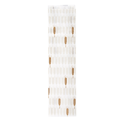 SACHETS BOULANGERIE 'CERES' 33 G/M2 9+3,5x35 CM BLANC CELLULOSE (250 UNITÉ)