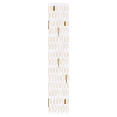SACHETS BOULANGERIE 'CERES' 33 G/M2 9+3,5x46 CM BLANC CELLULOSE (500 UNITÉ)
