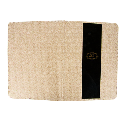 PORTE MENU 8 POCHETTES DIN-A4  22x31 CM GRIS PVC (1 UNITÉ) – Image 4