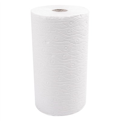 2 U. ROULEAUX CUISINE 2 PLIS 'FEEL GREEN' 24,5 G/M2 24,5 CM x 30 M BLANC PAPIER RECYCLÉ (1 UNITÉ)