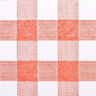 NAPPES PLIAGE M 'LIKE LINEN - VICHY' 70 G/M2 100x100 CM ROUGE SPUNLACE (200 UNITÉ) – Image 3