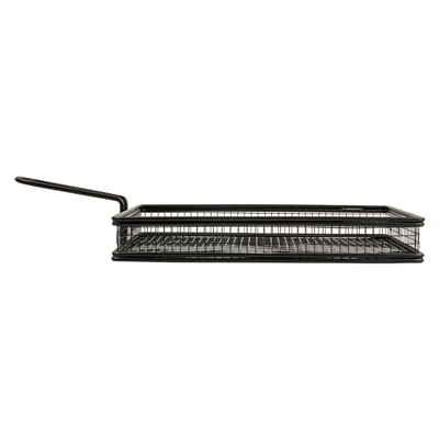 MINI FRITEUSES ALLONGÉES  24x15x3,5 CM NOIR ACIER (6 UNITÉ) – Image 2