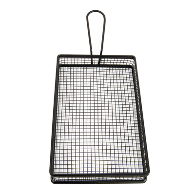 MINI FRITEUSES ALLONGÉES  24x15x3,5 CM NOIR ACIER (6 UNITÉ) – Image 3