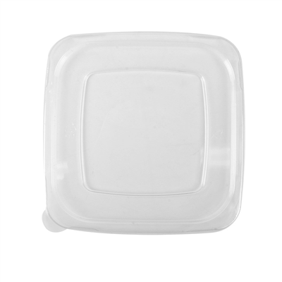 COUVERCLES 228.40/41/42,226.93/94/95 'BIONIC'  18,5x18,5x1,3 CM TRANSPARENT PET (400 UNITÉ) – Image 3
