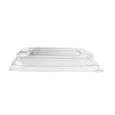 COUVERCLES 228.40/41/42,226.93/94/95 'BIONIC'  18,5x18,5x3 CM TRANSPARENT PET (400 UNITÉ) – Image 2