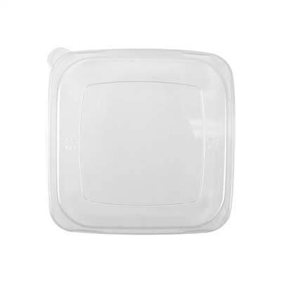 COUVERCLES 228.40/41/42,226.93/94/95 'BIONIC'  18,5x18,5x3 CM TRANSPARENT PET (400 UNITÉ) – Image 3